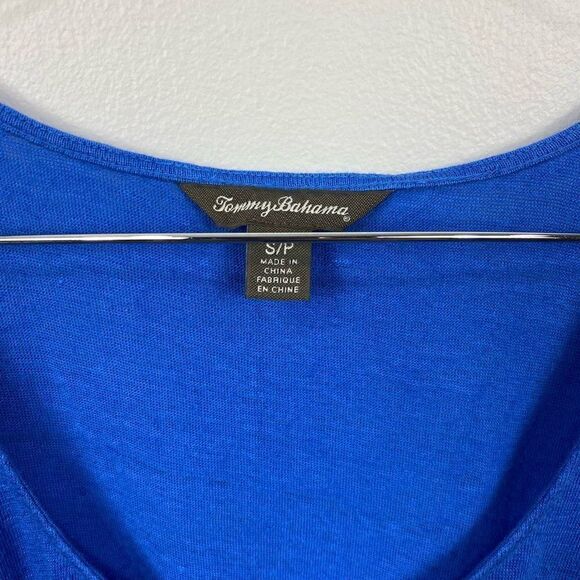 Tommy bahama blue linen maxi sleeveless dress - Picture 5 of 6